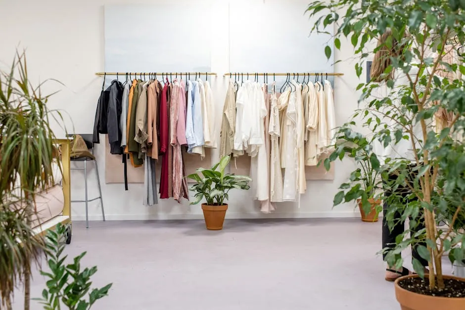Sustainable wardrobe capsule from eco-friendly brands showing environmental cost fast fashion impact