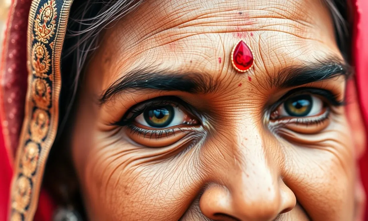 Editing workflow for enhancing colors and details in Indian art portraits