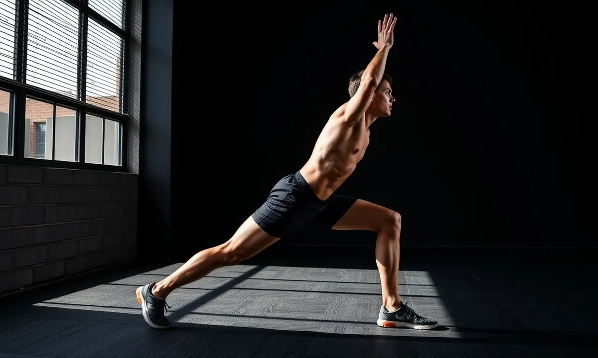 Person performing bird-dog exercise