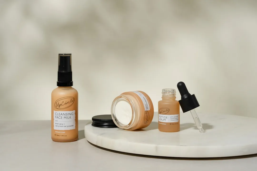 Skincare products that work: dermatologist-recommended ingredients on a clean marble surface
