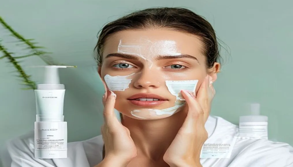 Skincare routine basics: cleansing, treating, and moisturizing steps illustrated