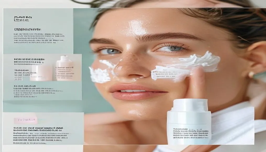 Skincare routine basics: cleansing, treating, and moisturizing steps illustrated