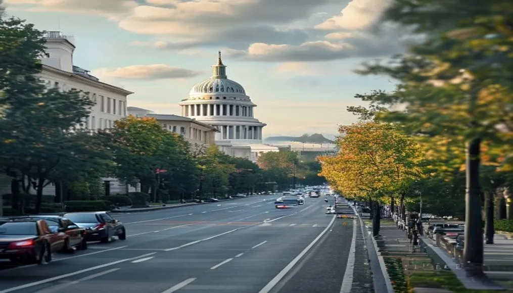 Washington DC street scene
