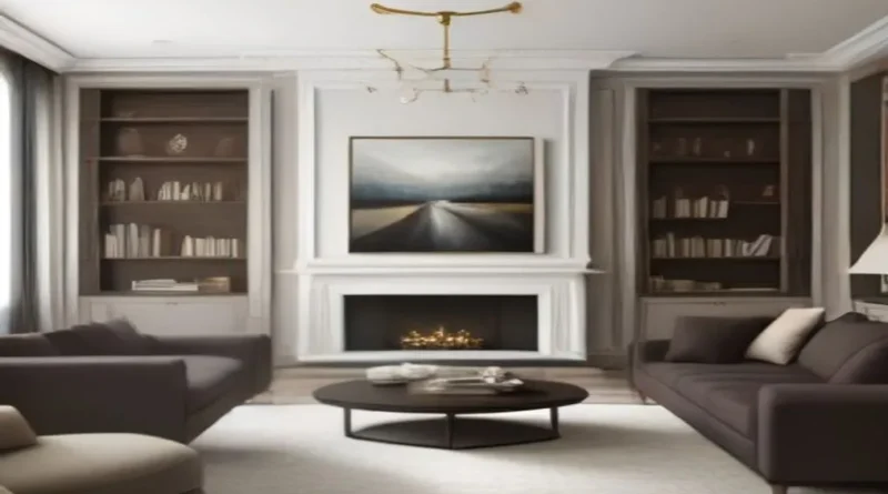 Luxurious living room with expensive look