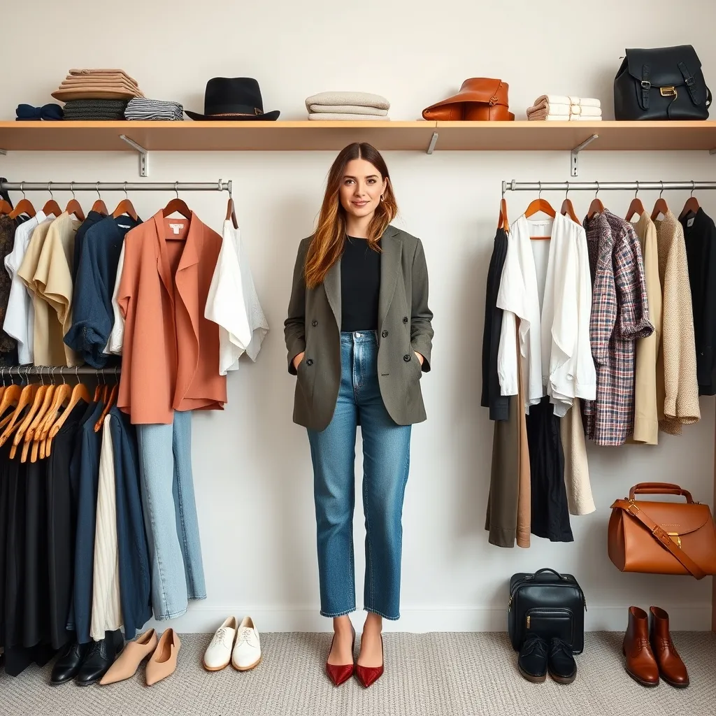Curated capsule wardrobe hero