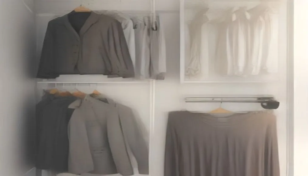 Simple capsule wardrobe flat lay