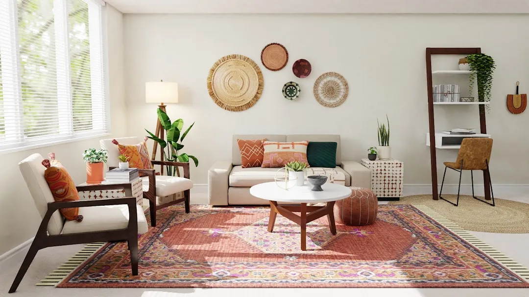 Rug size guide illustration