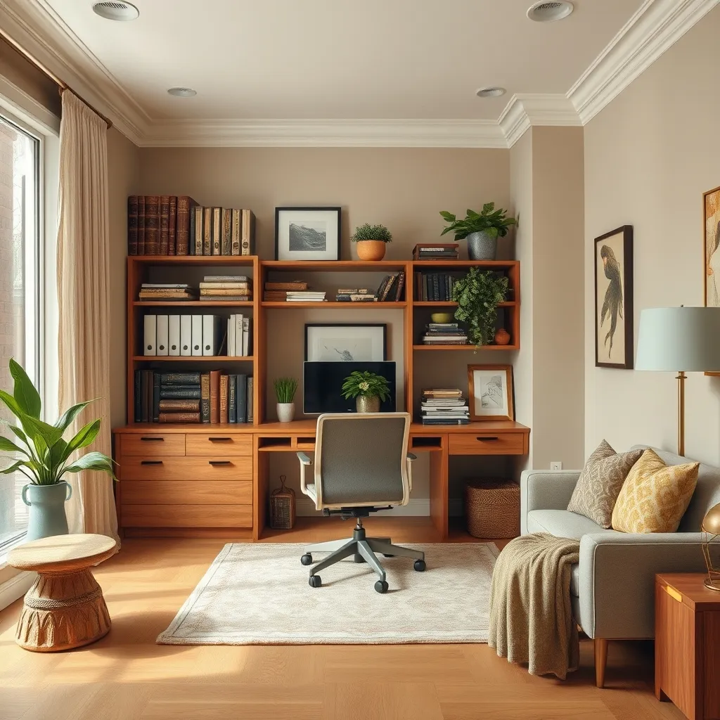 Image showing storage solutions in a home office